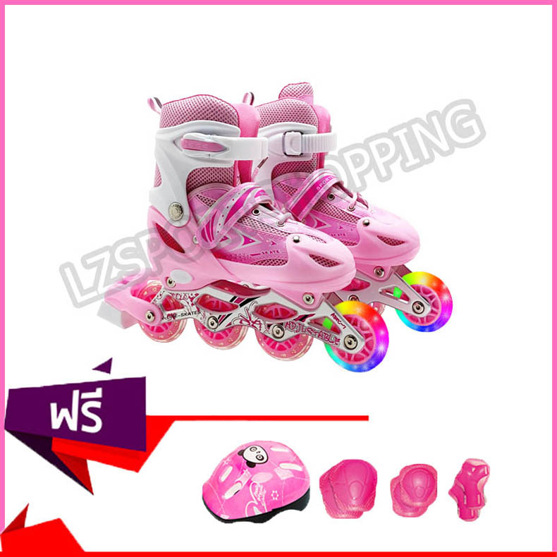 DMALL เล่นสเก็ตลูกกลิ้ง รองเท้า Children Pro Roller Style Inline Skate