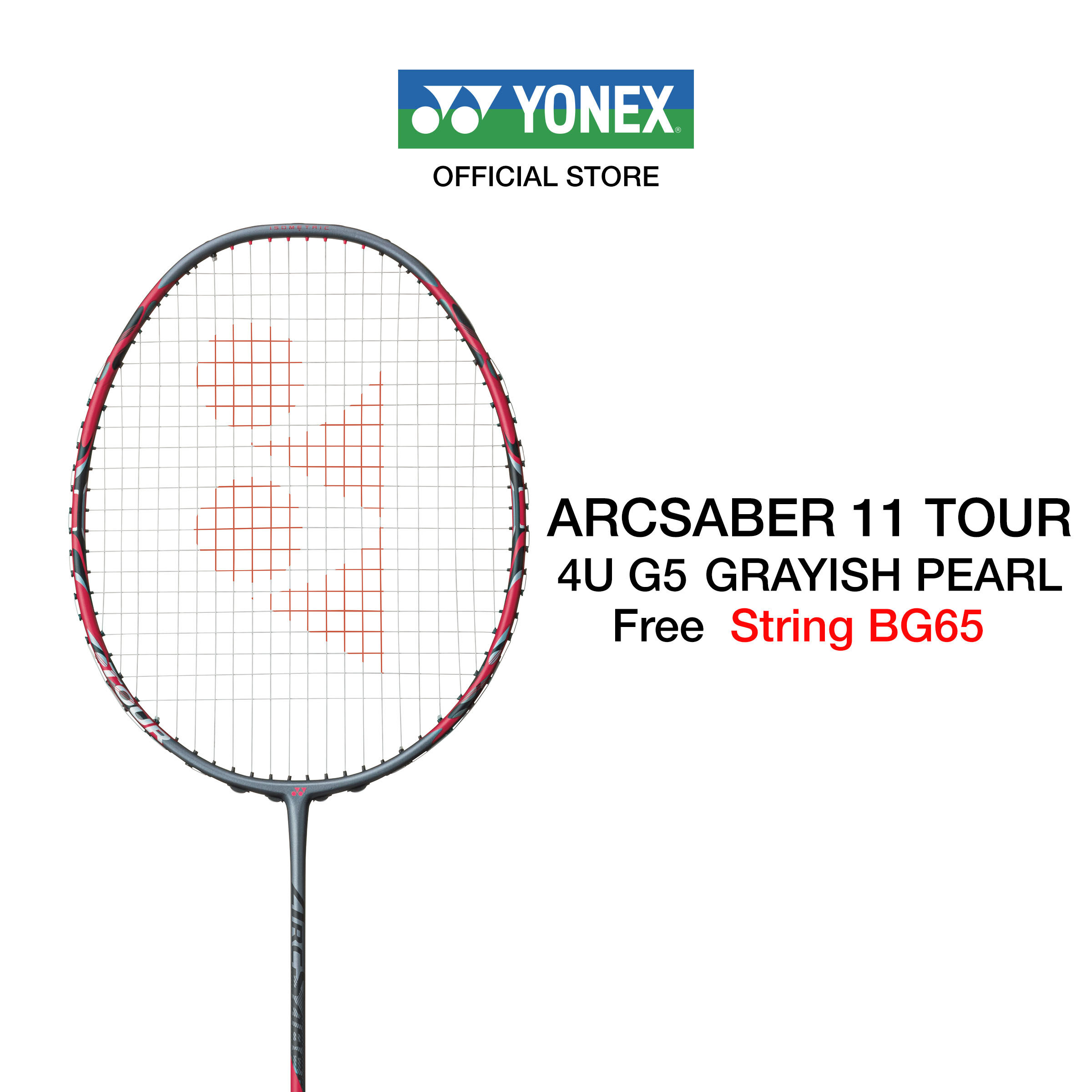 YONEX ARCSABER 11 TOUR ไม้แบดมินตัน สำหรับผู้เล่นคอนโทรล เพื่อควบคุมอย่างเด็ดขาด ก้านแข็ง แถม
