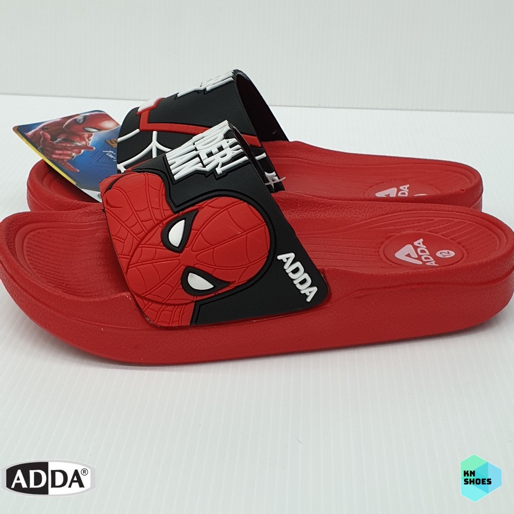 รองเท้าแตะเด็ก รองเท้าแตะ เด็กผู้ชาย แบบสวม ADDA ลายสไปเดอร์แมน Spider Man Avenger ลิขสิทธิ์แท้ 32B83 เก็บเงินปลายทาง