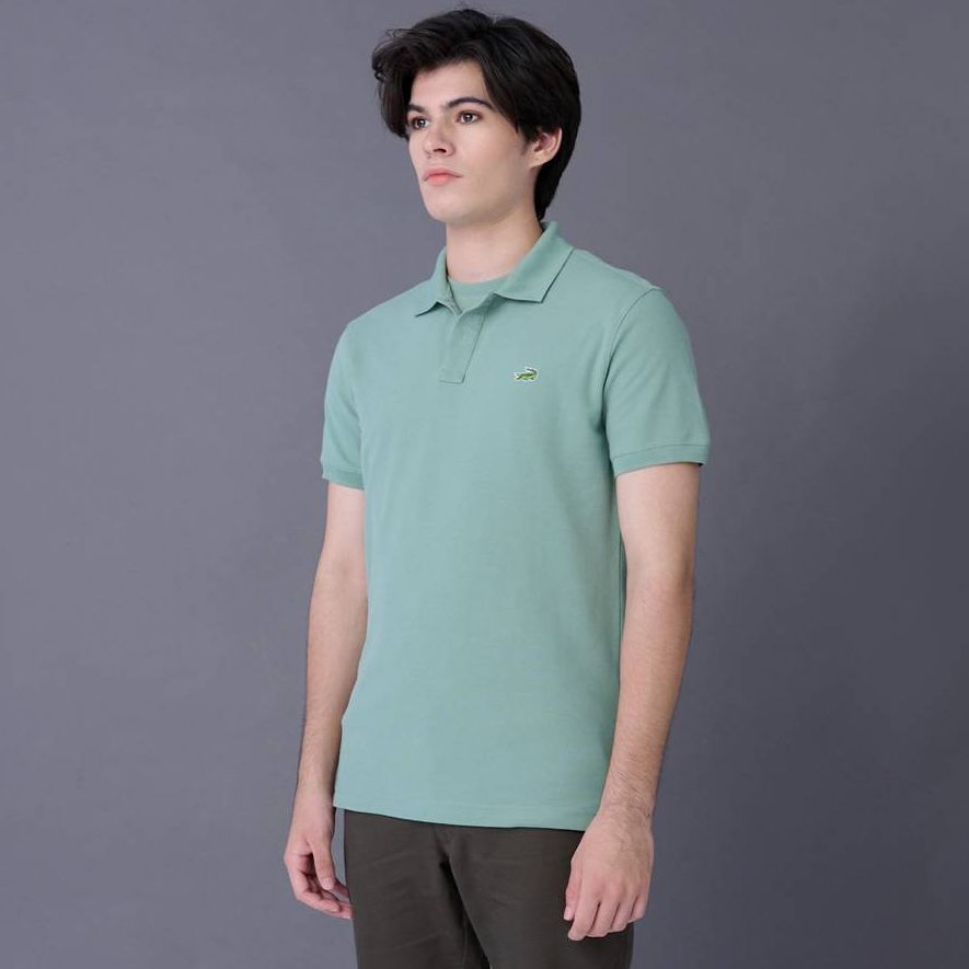 Crushed 3/4 Sleeve Leaf Polo main image 0