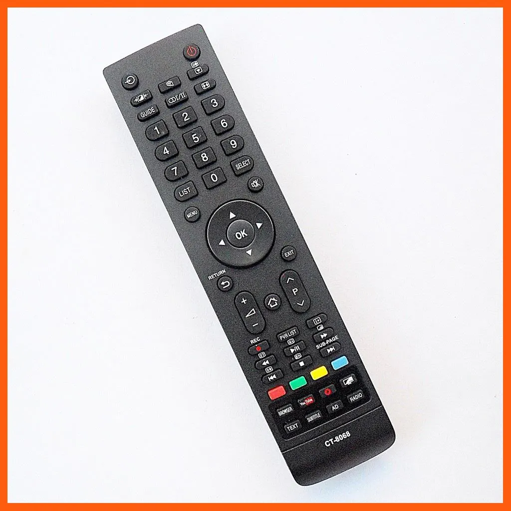 #ลดราคา รีโมทใช้กับ โตชิบ้า แอลอีดี ทีวี รหัส CT-8068 * มีปุ่ม YouTube * , Remote for TOSHIBA LED TV #คำค้นหาเพิ่มเติม รีโมท อุปกรณ์ทีวี กล่องดิจิตอลทีวี รีโมทใช้กับกล่องไฮบริด พีเอสไอ โอทู เอชดี Remote