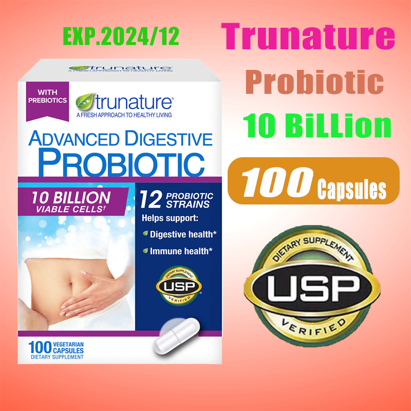 Trunature Advanced Digestive Probiotic 100 Capsules Lazada.co.th