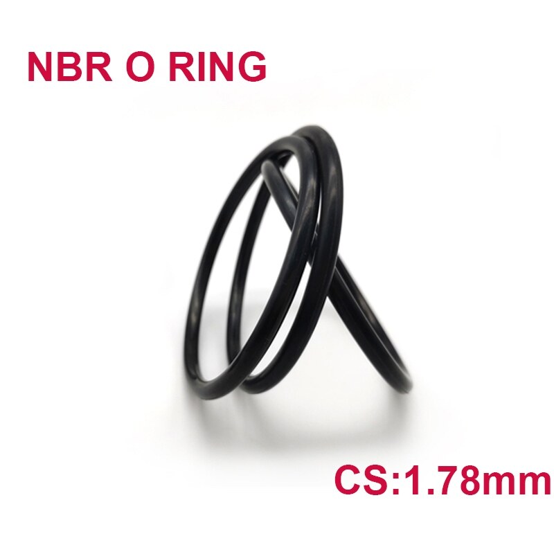4.8 x 1.9 mm Nitrile 90 o'ring 10x