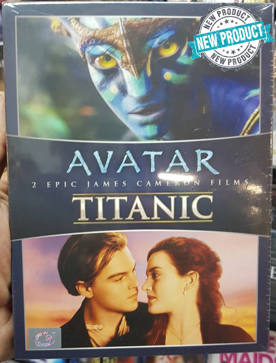 [DVD Box Set] ภาพยนต์ Avatar / Titanic หนังพร้อมแผ่นพิเศษรวม 5 แผ่น