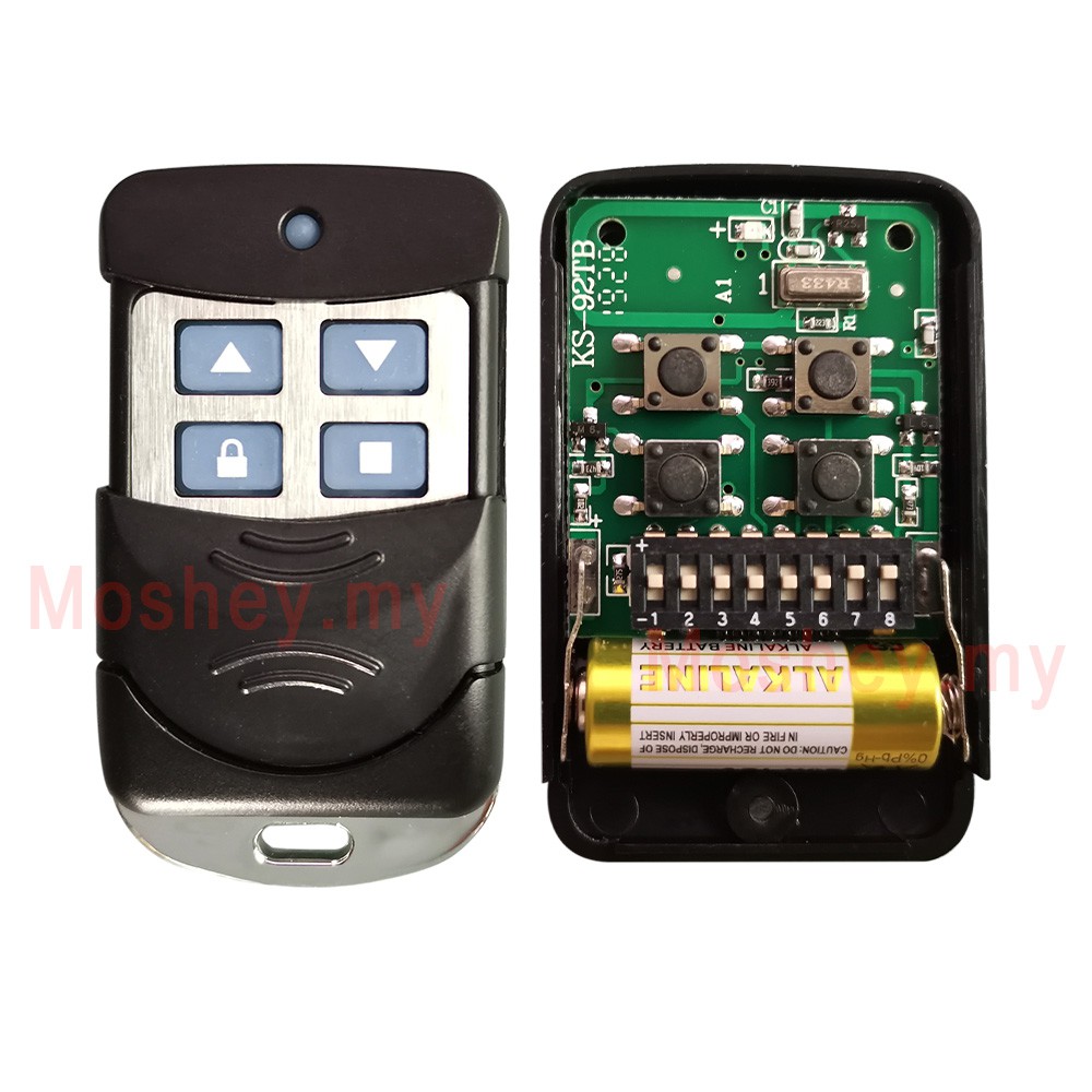 433Mhz PT2262 ic Auto Gate Remote Control garage door remote control