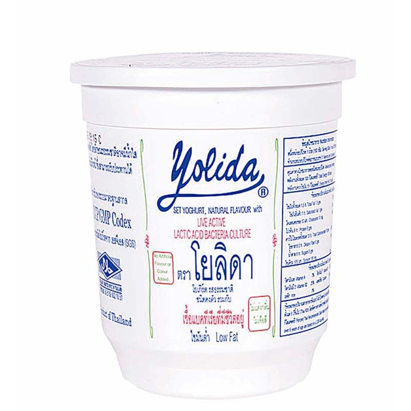 โยลิดา โยเกิร์ต รสธรรมชาติ 450 กรัม/Yolida Natural Yoghurt 450 g.
