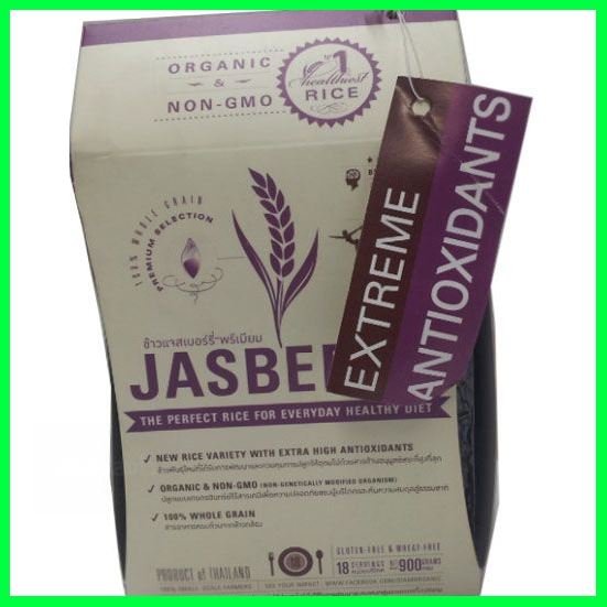 ด่วน ของมีจำนวนจำกัด Jasberry Organic Premium Rice 900g คุณภาพดี