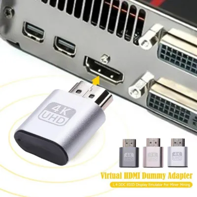 โปรโมชั่น HDMI Dummy Plug ตัวหลอก HDMI แก้ปัญหาแรงขุดตก การ์ดจอ RTX3060 ลดกระหน่ำ การ์ด จอ เล่น เกม การ์ด จอ คอม กาด จอ
