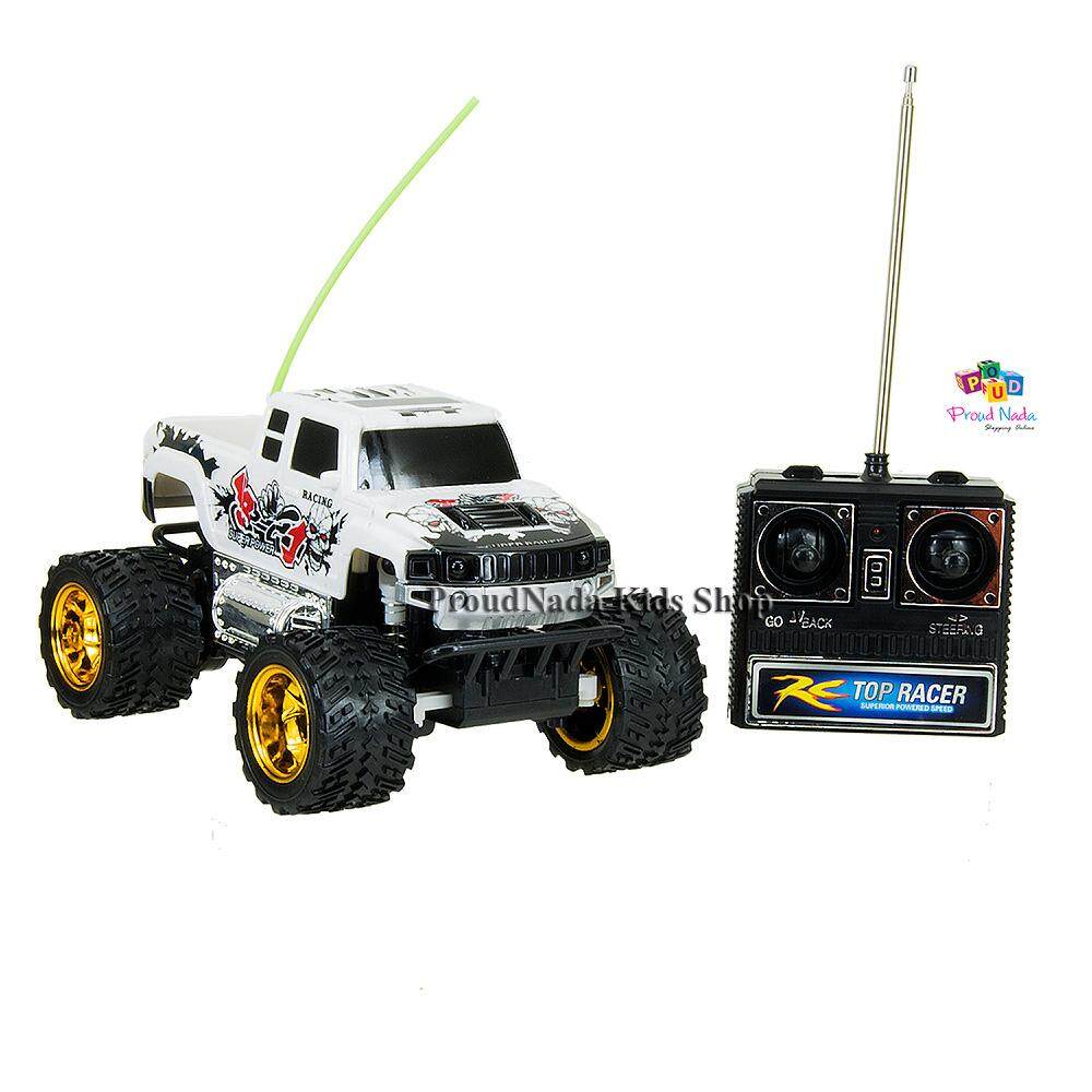 ProudNada Toys ของเล่นเด็กรถบิ๊กฟุตบังคับวิทยุ(สีขาว) Multi functions SUPER POWER NO.0111A