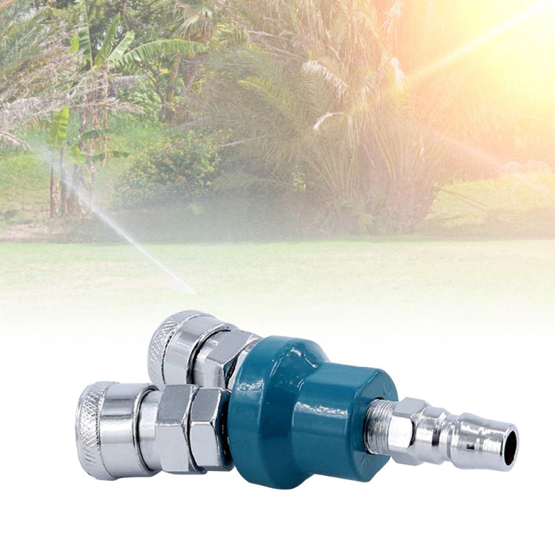 Đầu Nối Nhanh 2/3 Chiều Khớp Nối Ống Đa Năng Máy Nén Khí Dụng Cụ Khí Nén Lắp, Phụ Kiện Kim Loại