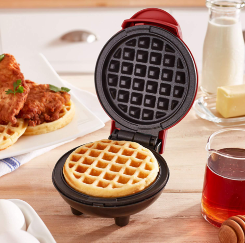 เครื่องทำวาฟเฟิล Mini Waffle Maker วาฟเฟิล เครื่องทำขนม เครื่องทำขนมรังผึ้ง เครื่องทำขนมวาฟเฟิล เบเกอรี่