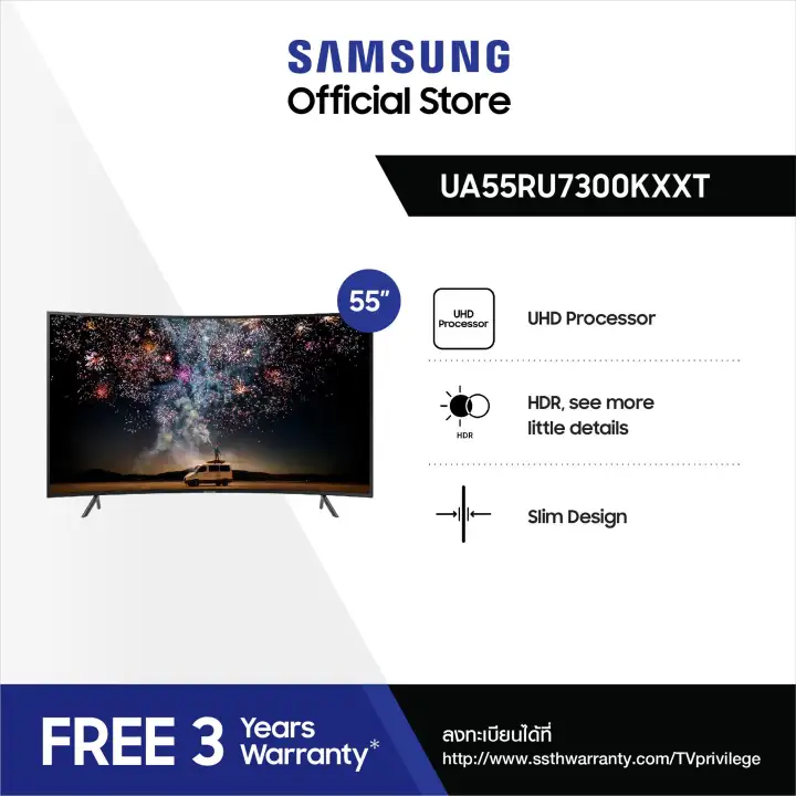 (NEW 2019) Samsung 4K SMART Curved TV 55