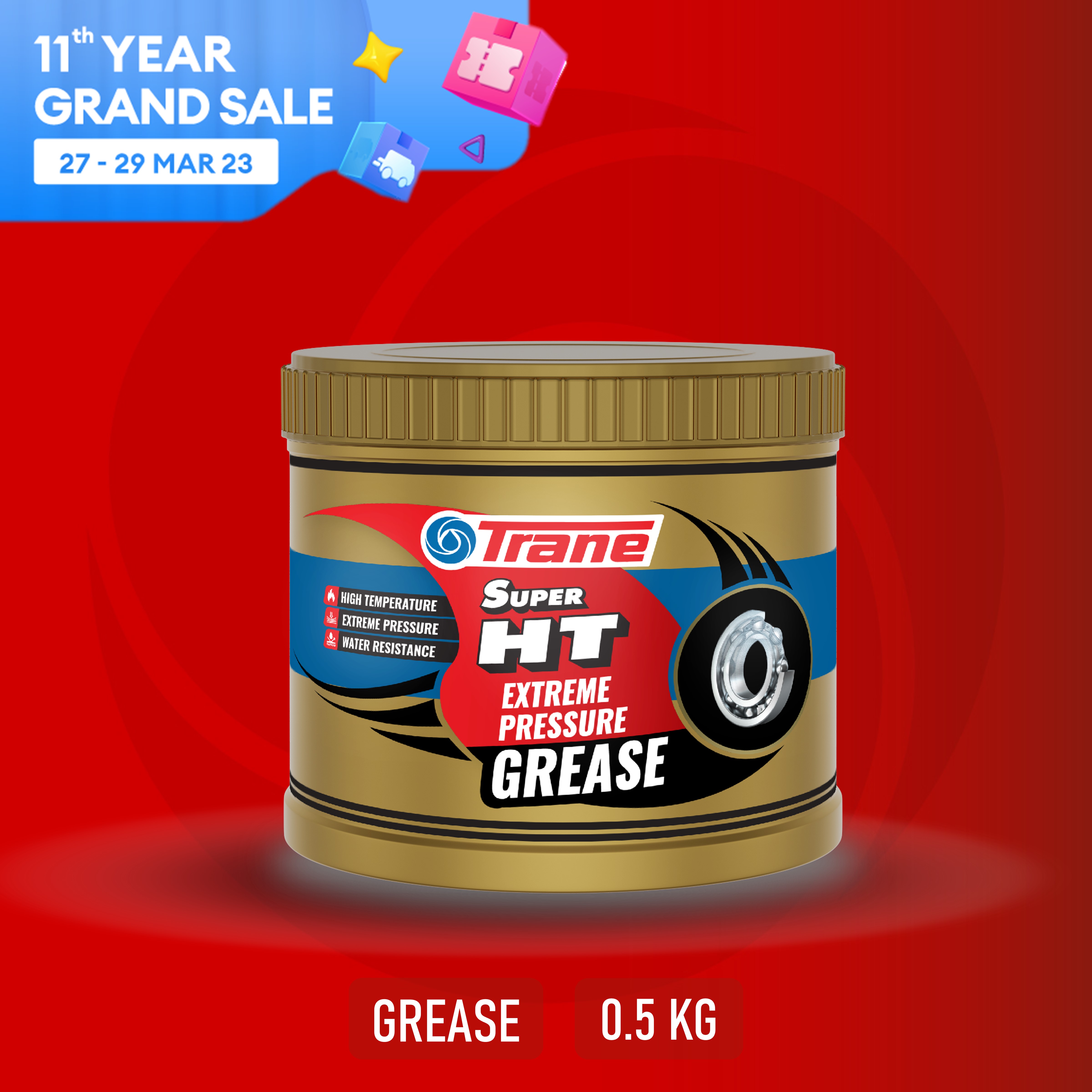 TRANE SUPER HT Extreme Pressure Grease (จาระบี เทรน ซุปเปอร์ เอชที