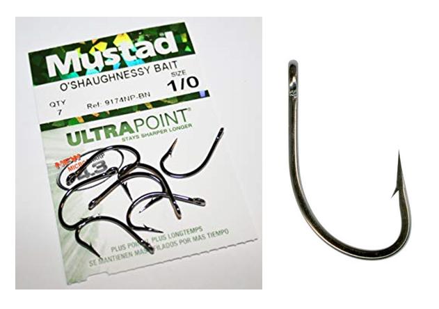 MUSTAD O’SHAUGHNESSY LIVE BAIT HOOK 9174NP-BN