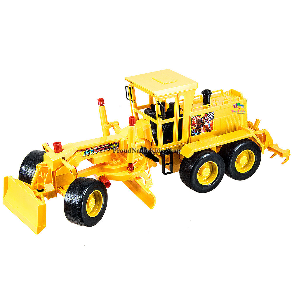 ProudNada Toys ของเล่นเด็กรถเกรดดินฝาครอบมีลาน SKYRUNNER CONSTRUCTION  NO.812