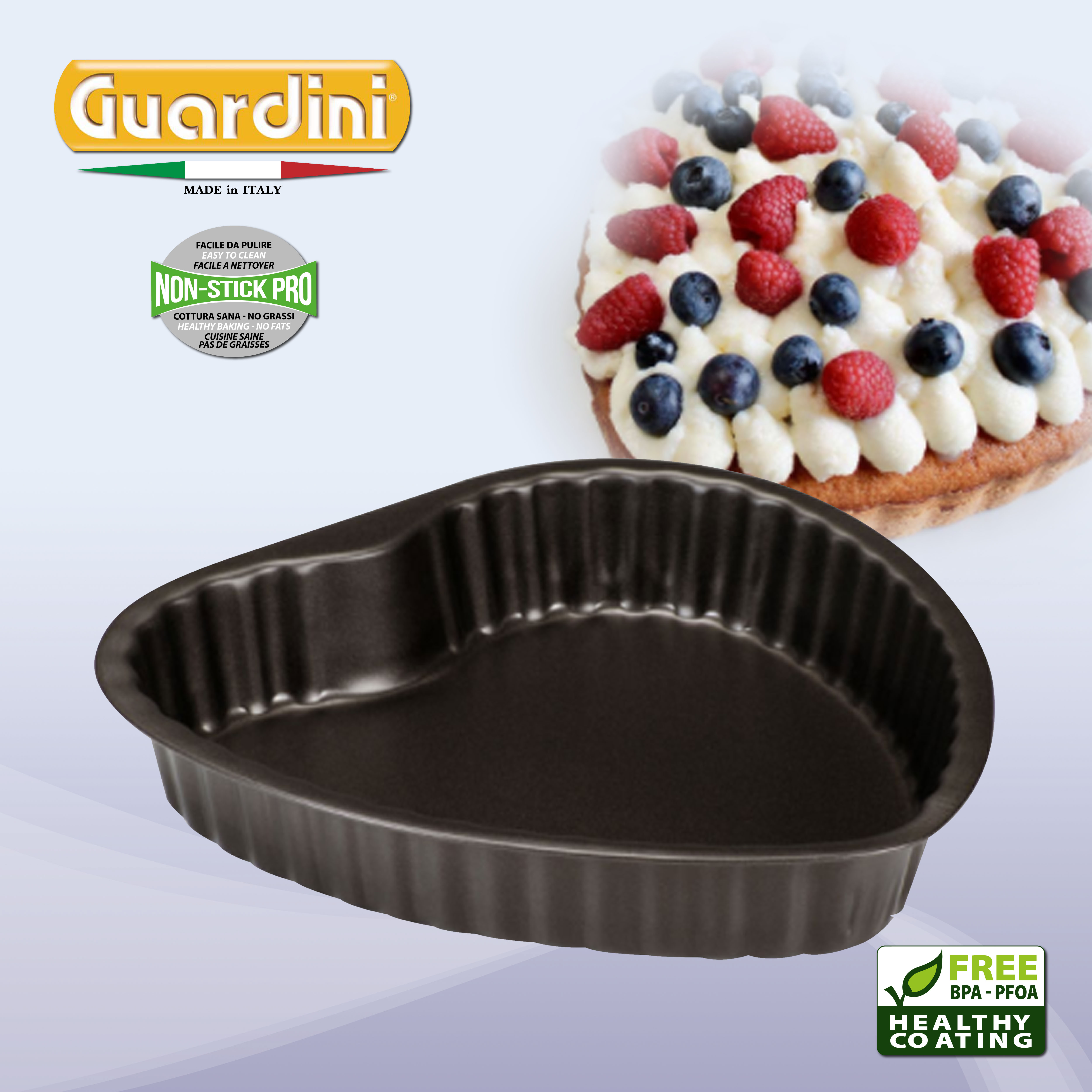 GUARDINI Heart shape non-stick cake pan