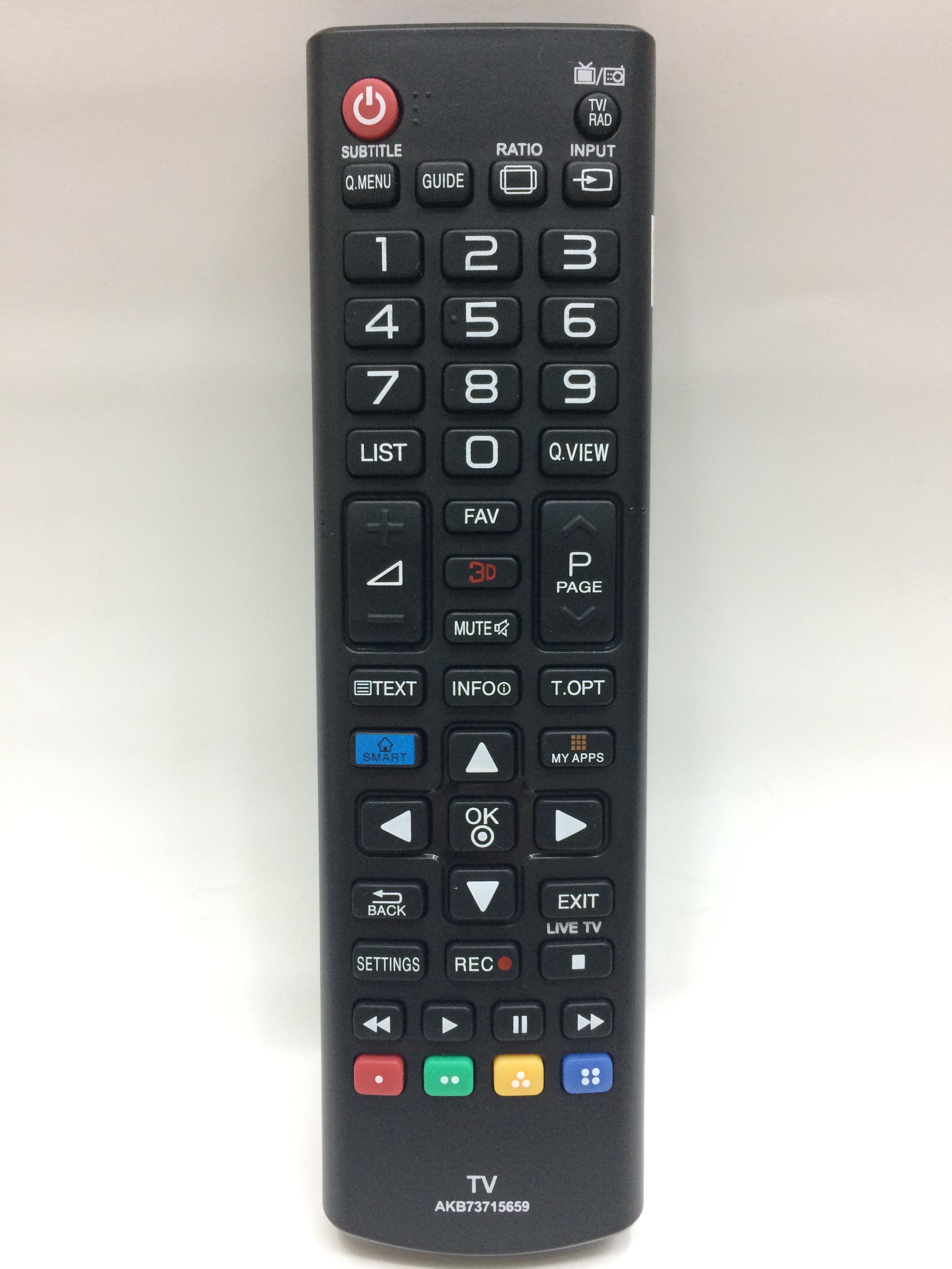 รีโมทสมาร์ททีวี แอลจี LG รุ่น AKB73715659 ใช้กับทีวีแอลจี LG สมาร์ททีวี (Smart TV) ได้ทุกรุ่น [เก็บเงินปลายทางได้]