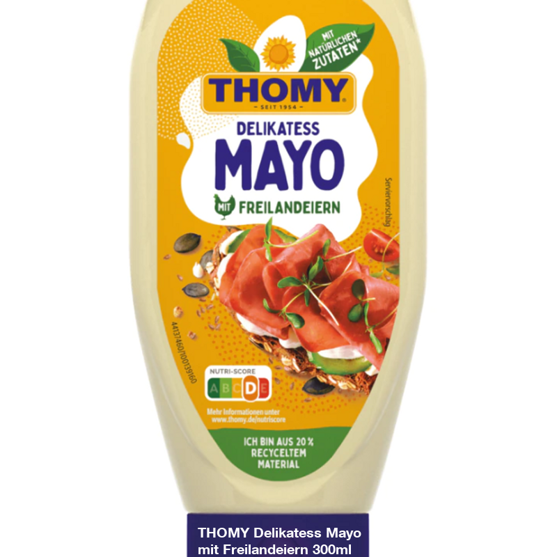 Thomy Mayonnaise Delikatess squeezy 300ml Lazada.co.th