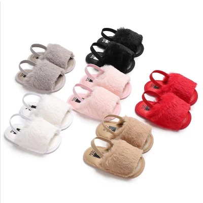 Summer Infant Baby Girl Soft Sole Crib Shoes Sandals Newborn Prewalker
