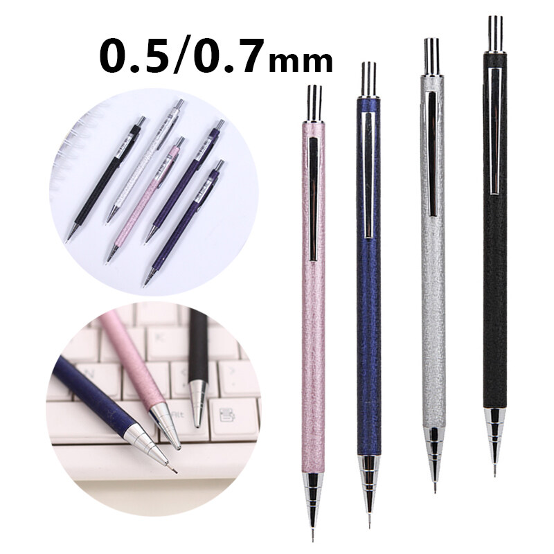 ดินสอกดด้ามเหล็ก ขนาด 0.5mm&0.7mm Metal Mechanical Pencil ดินสอ ดินสอกด ดินสอทำข้อสอบ เครื่องเขียน อุปกรณ์โรงเรียน ชุดเครื่องเขียน