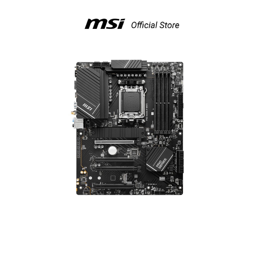 MSI MOTHERBOARD PRO B650 P WIFI (เมนบอร์ด) ราคา 9,020 บาท*ส่งฟรี