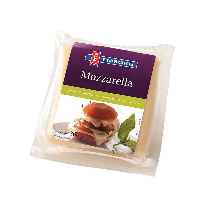 เอ็มบอร์ก มอสซาเรลล่าชีส บล็อก 200 กรัมEmbell Mozzarella Cheese Block 200g