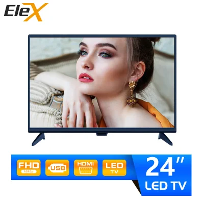 ทีวี 24 นิ้ว LED Full HD TV TCLG Elex-24DA Flat TV ราคาพิเศษ (HDMI + USB + AV + VGA)
