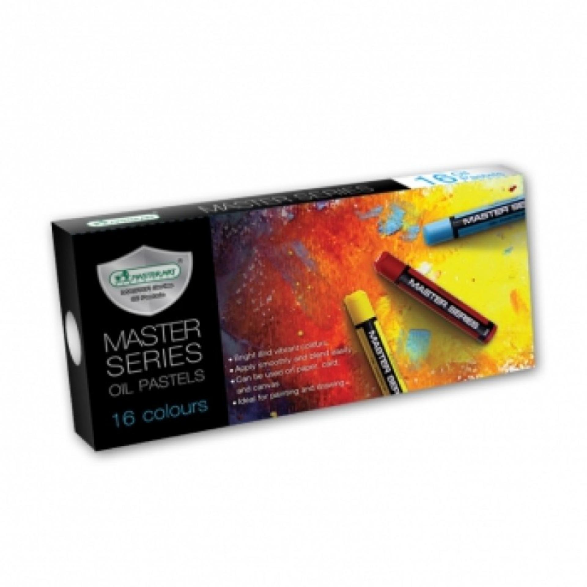 Master Art สีชอล์กน้ำมัน รุ่นมาสเตอร์ซีรี่ย์ 16 สี (Master Series Oil Pastel 16C)