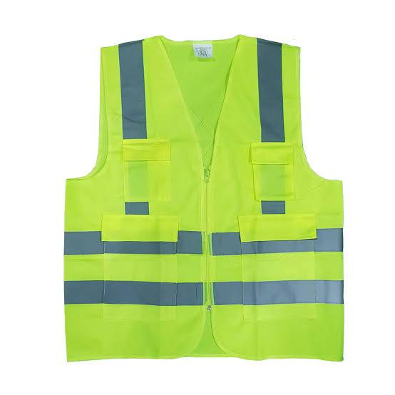 เสื้อสะท้อนแสง Reflective Vest เสื้อกักสะท้อนแสง สำหรับวิ่ง ปั่นจักรยาน วิ่งจ็อกกิ้ง มี 2 สี 2 size ส้ม L , XL , เขียว L , XL ดำ L , XL