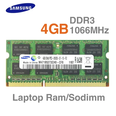 Samsung 4GB 2RX8 DDR3 1066MHz PC3 แรมโน๊ตบุ๊ค