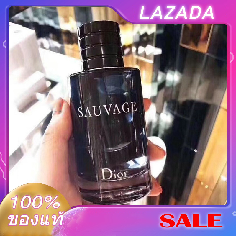 น้ำหอม ของแท้ นำ้หอม น้ำหอมผู้ชาย กลิ่นหอมอ่อน น้ำหอม dior น้ำหอมดิออร์ Dior Sauvage for Men,Eau De Toilette(EDT) Spray 100ML