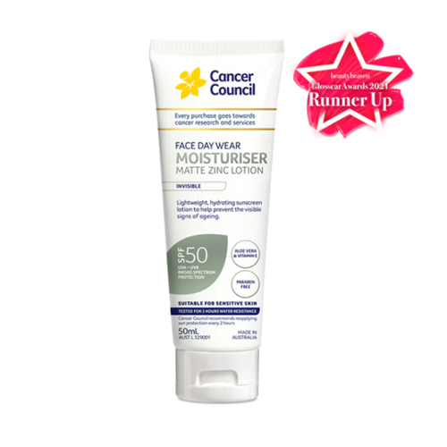 cancer council matte zinc lotion