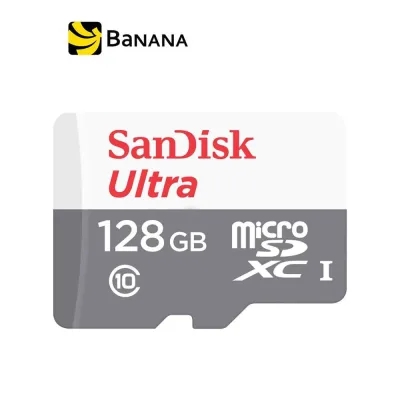 SanDisk Ultra Micro SDXC 128GB Class 10 80MB/S R 10MB/s W (White/Gray) by Banana IT