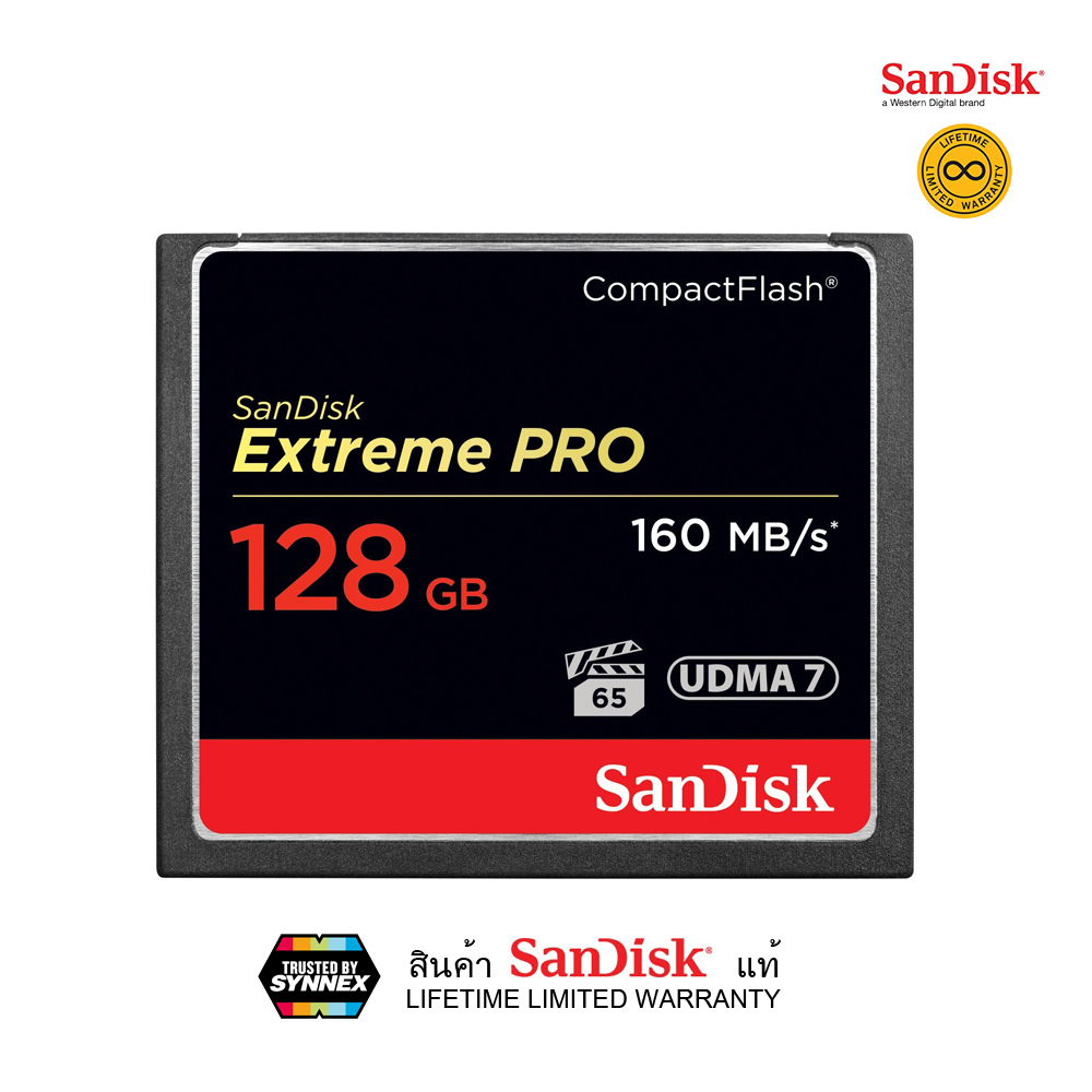 SanDisk Extreme PRO 128GB CompactFlash Memory Card UDMA 7 Speed Up To 160MB/s 1067X