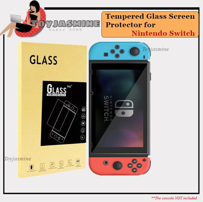 พร้อมส่ง!! ฟิล์มกระจกกันรอย9H สำหรับเครื่อง Nintendo Switch--9H Tempered Glass Screen Protector-มีบริการเก็บเงินปลายทาง