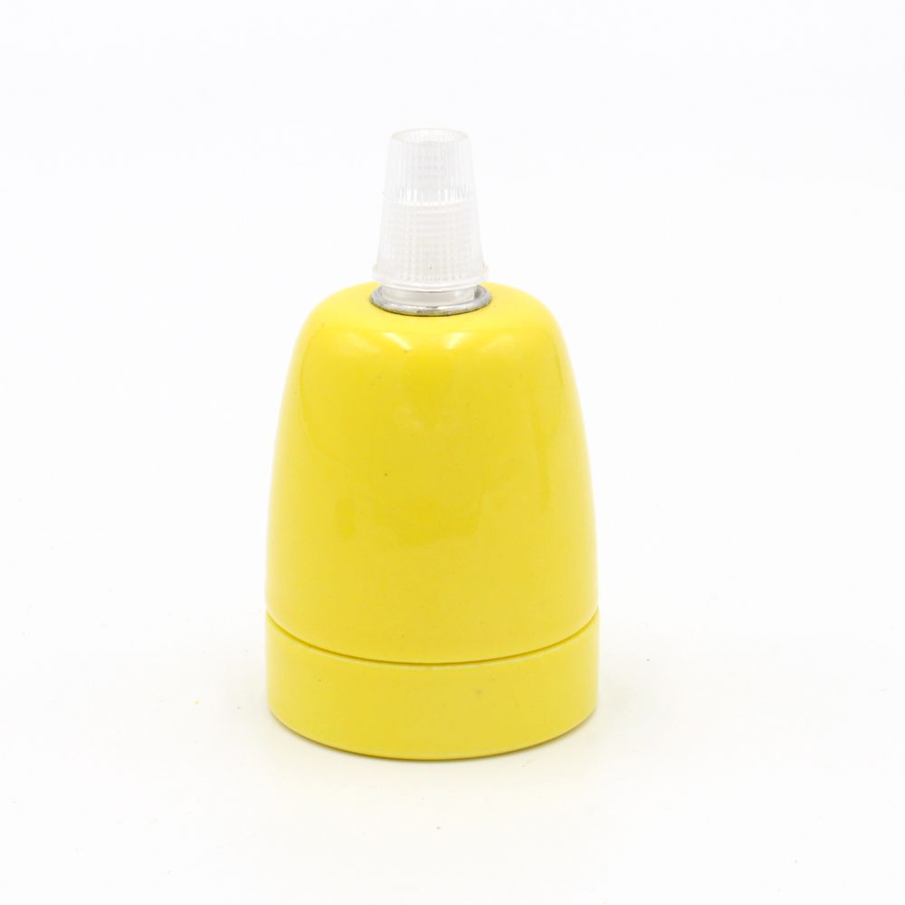 2 Pieces Colorful Porcelain Lamp Holder E27 Ceramic Lamp Socket Screw Bulb Base Light Fittings