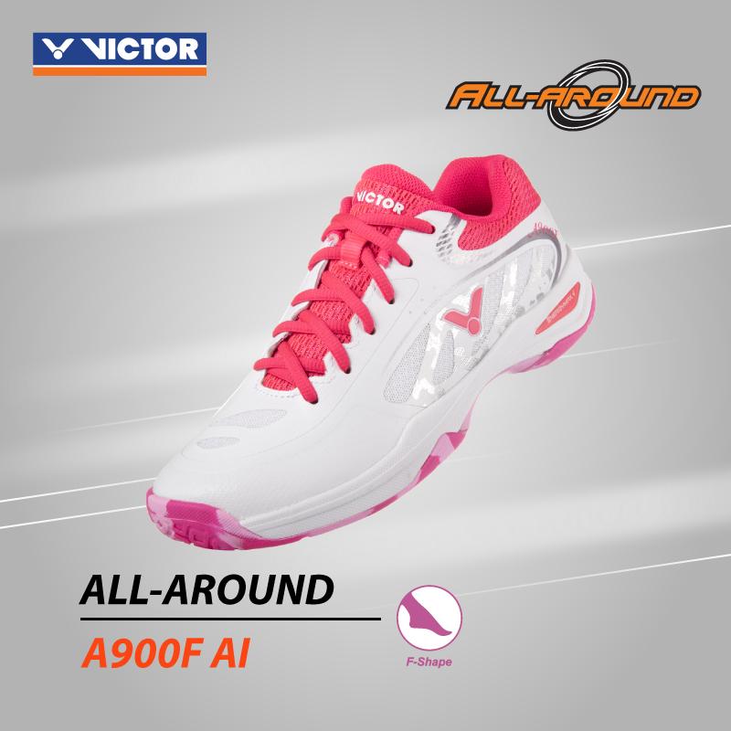 VICTOR Badminton Sport Shoes รองเท้ากีฬาแบดมินตัน A900F ฟรีกระเป๋าใส่รองเท้าBG1308