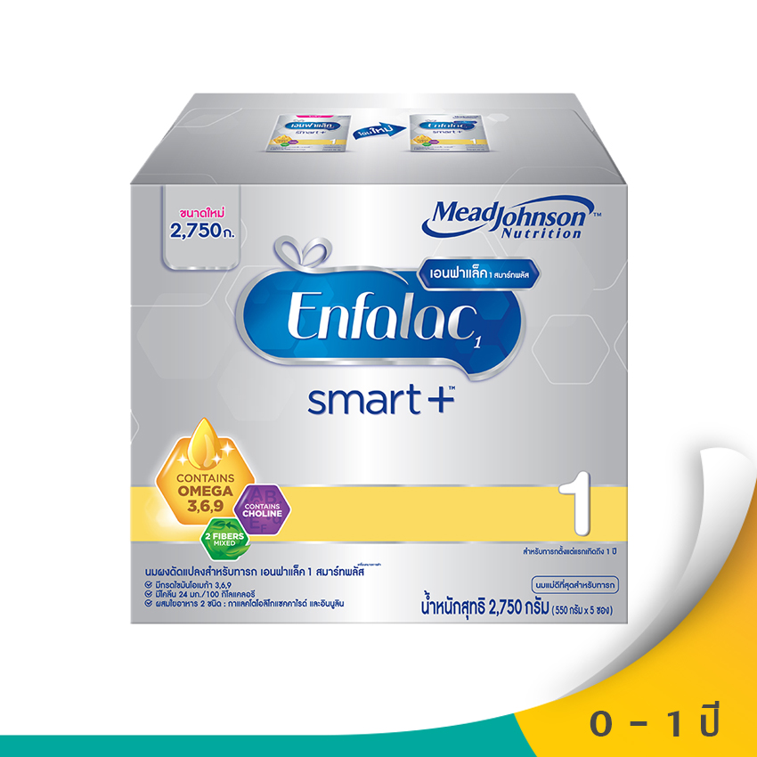 รีวิว ENFALAC เอนฟาแลค นมผงสำหรับเด็ก ช่วงวัยที่ 1 สมาร์ทพลัส 2750 กรัม
