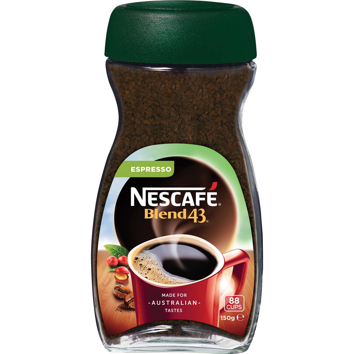 Nescafe Espresso Blend 43 Instant Coffee (Australia Imported) เนสกาแฟ เอสเพรสโซ เบลนด์ 43 กาแฟนำเข้า 250g.