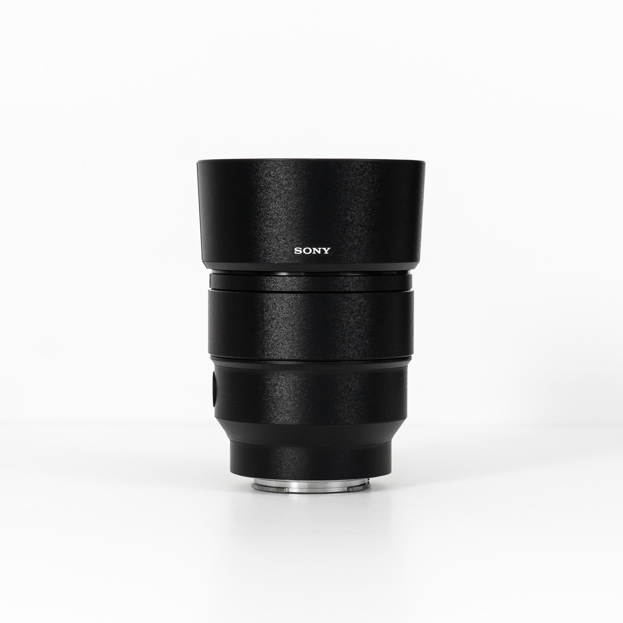 สติ๊กเกอร์ ฟิล์มกันรอยเลนส์ Sony FE 85mm F1.8  ลาย Matte Metalic Black ( Protective Lens Film for SEL85F18 )