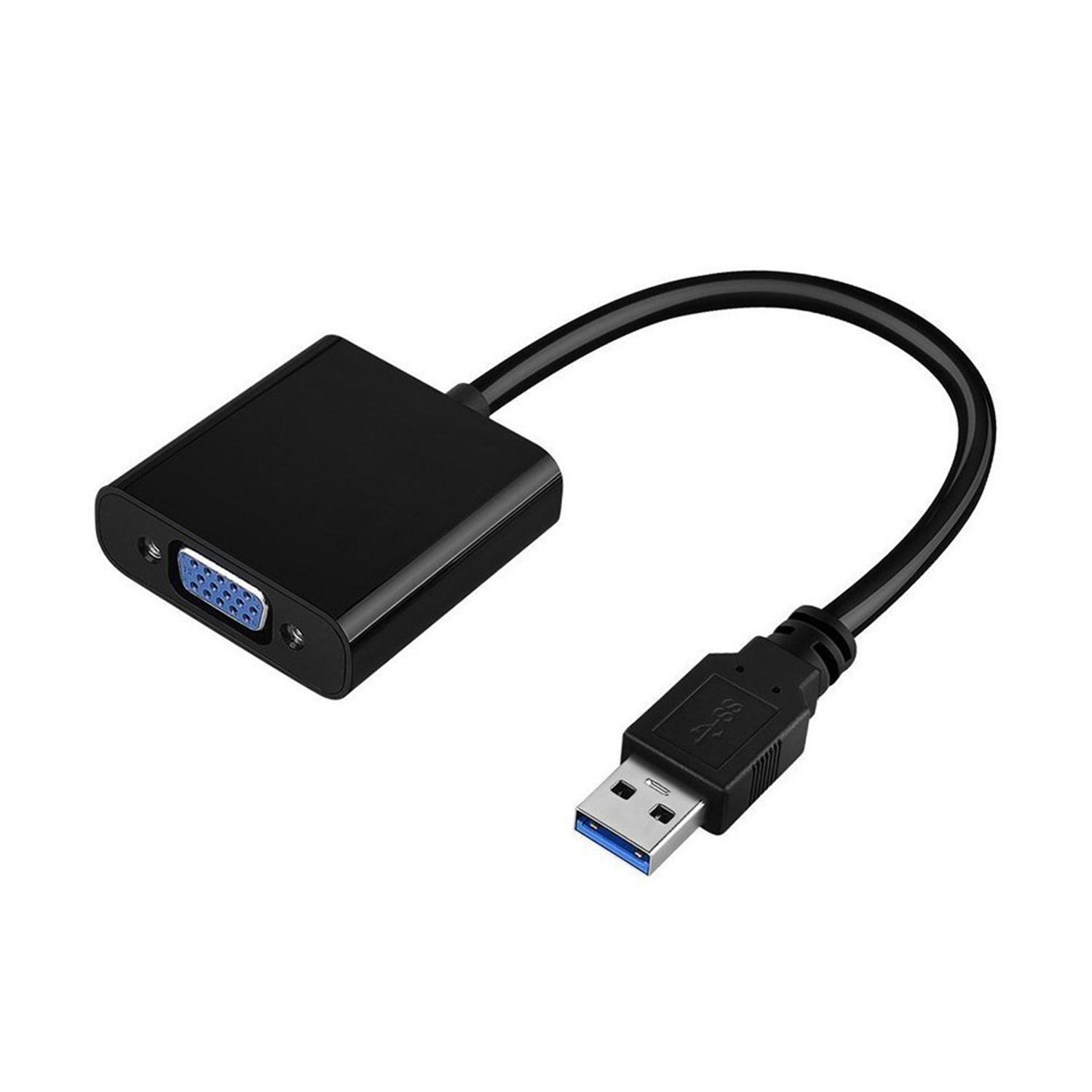 Premium USB 3.0 to VGA Adapter Converter, Full HD External Video Card