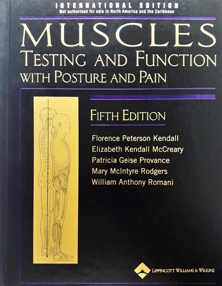 MUSCLES TESTING AND FUNCTION WITH POSTURE AND PAIN (WITH CD-ROM) (HARDCOVER) Author: Florence Peterson Kendall Ed/Yr: 5/2005 ISBN:9781451104318