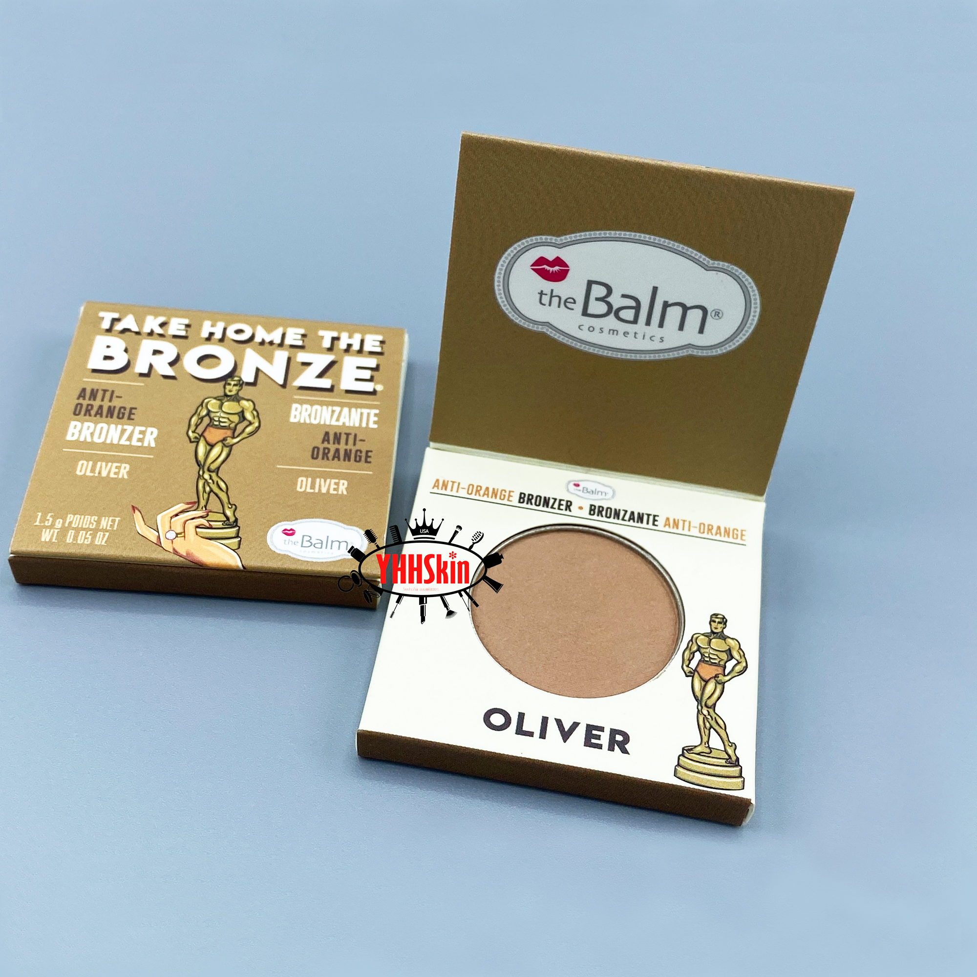 The Balm Take Home The Bronze Mini Anti - Orange ขนาด 1.5g ( สี Oliver ) ของแท้ 100% รับประกัน !!