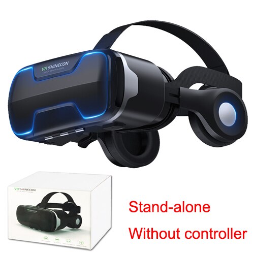G02ED VR Shinecon 8.0 Standard Edition และชุดหูฟังเสมือนจริง3D ชุดหูฟังแว่นตา VR หมวกกันน็อกอุปกรณ์เสริม Controlle