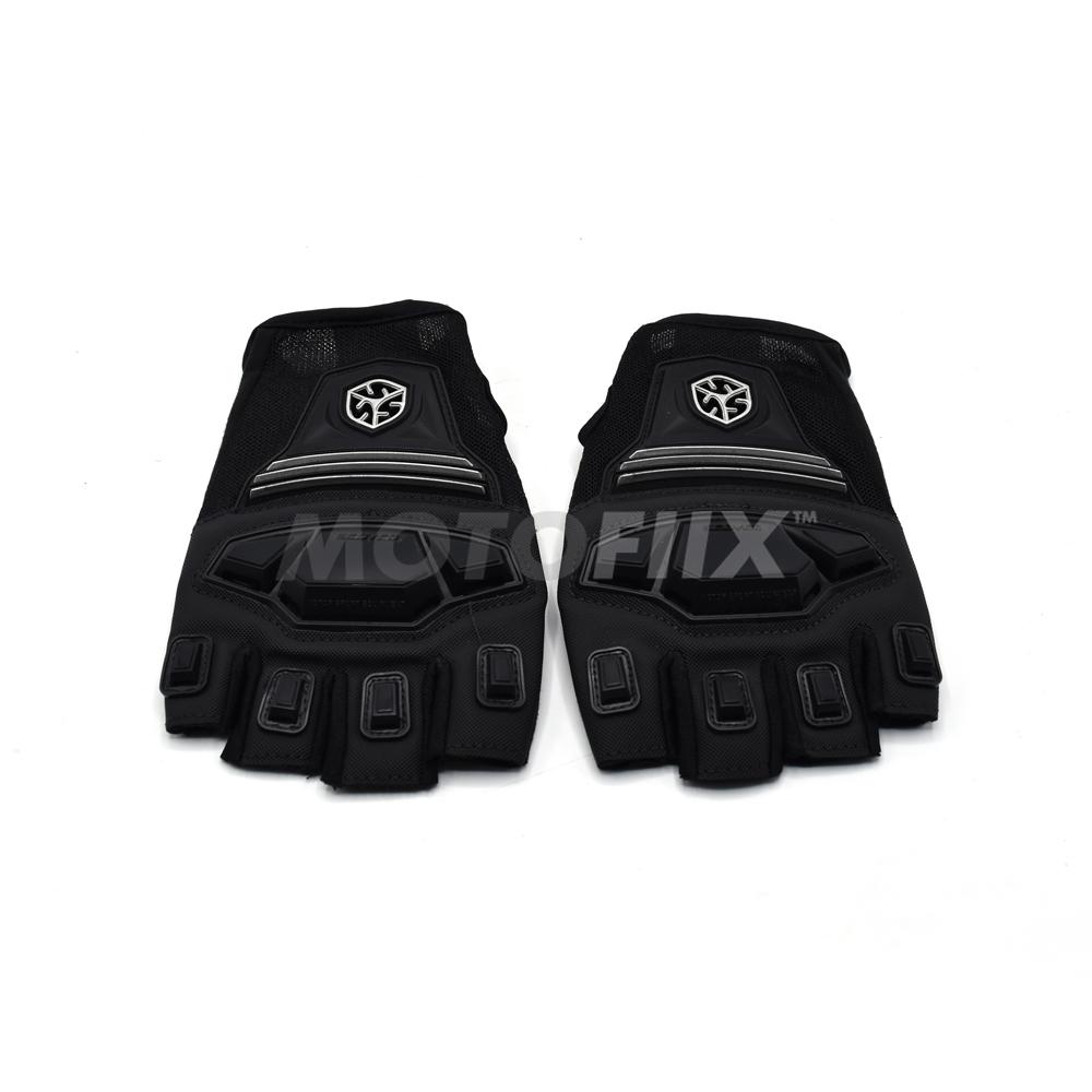 ถุงมือครึ่งนิ้ว SCOYCO รุ่น MC24D SIZE M สีดำ แดง