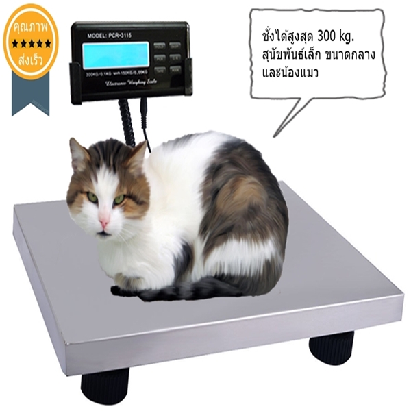 เครื่องชั่งน้ำหนักสัตว์เลี้ยง max 300kg 0.5kg PCR 3115