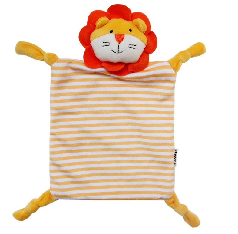 ผ้าห่มสัตว์ฝ้ายน่ารักขนาดเล็กสำหรับนอนเด็ก   Small Cute Animal Cotton Cuddle Blankets for Sleeping Baby สี สิงโต (Lion) สี สิงโต (Lion)