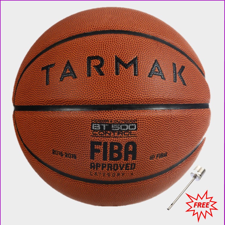 ลูกบาสเก็ตบอล รุ่น BT500 FIBA เบอร์ 6 สำหรับเด็กผู้หญิง/ผู้หญิงอายุ 11 ปีขึ้นไป และเด็กผู้ชายอายุ 11 ถึง 12 ปี ลูกบาส Basketball เล่นกลางแจ้งและในร่ม