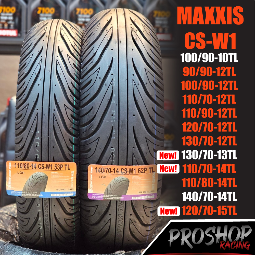 Lốp CS-W1 họa tiết cá mập nhập khẩu bởi Maxxis, thương hiệu Cheng Shin dành cho Vespa Sprint Filano Giorno Aerox MSX Honda Monkey ADV160 ADV150 Forza Xmax Zontes ADV350 CSW1.