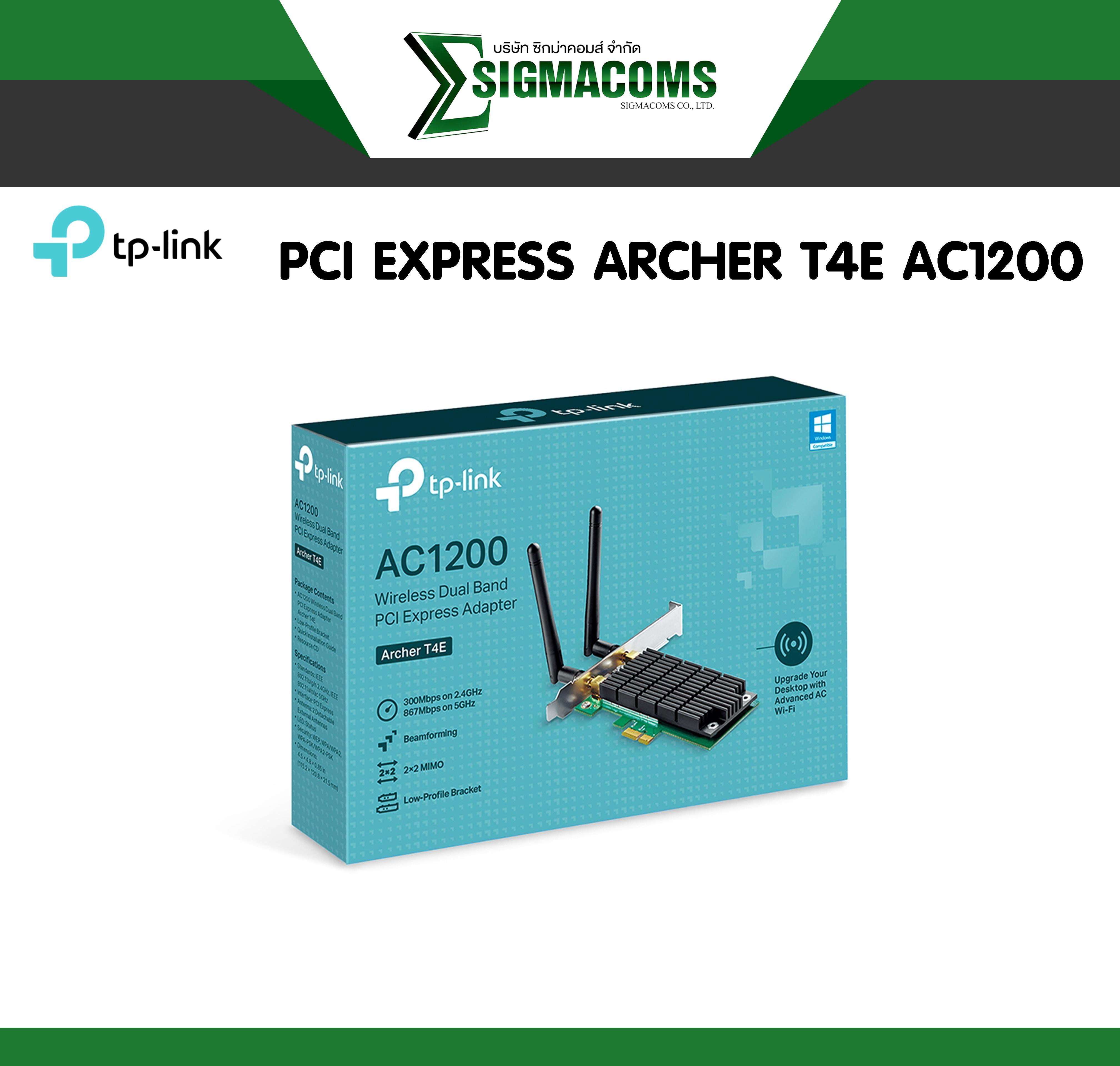 Network Pci Express Tp-Link Archer T4e Ac1200 ของใหม่ !! ประกัน Lifetime. 
